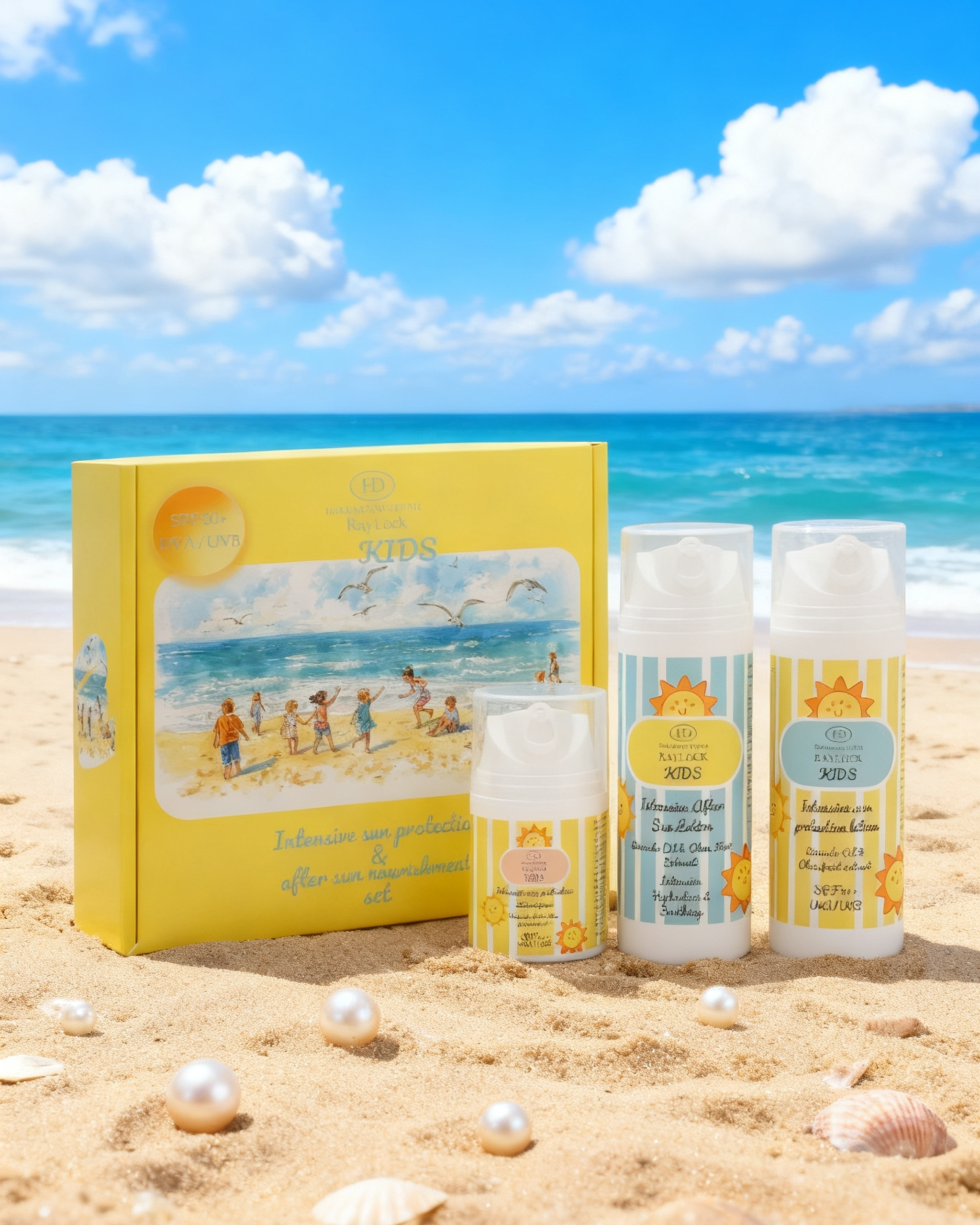 RayLock KIDS Gift box 3/1, SPF 50+ SunCare+After sun nourishment - Image 3